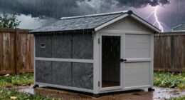 secure kennel for storms