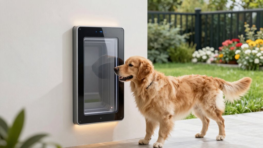 secure smart dog door