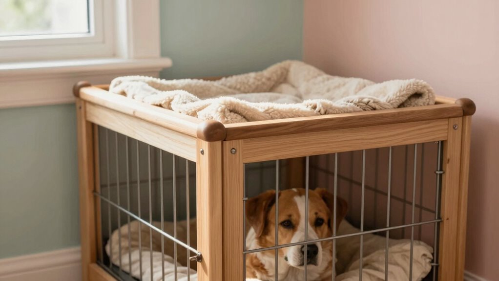 selecting calming dog crates