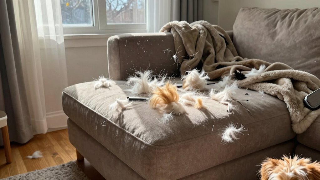signs of excessive shedding