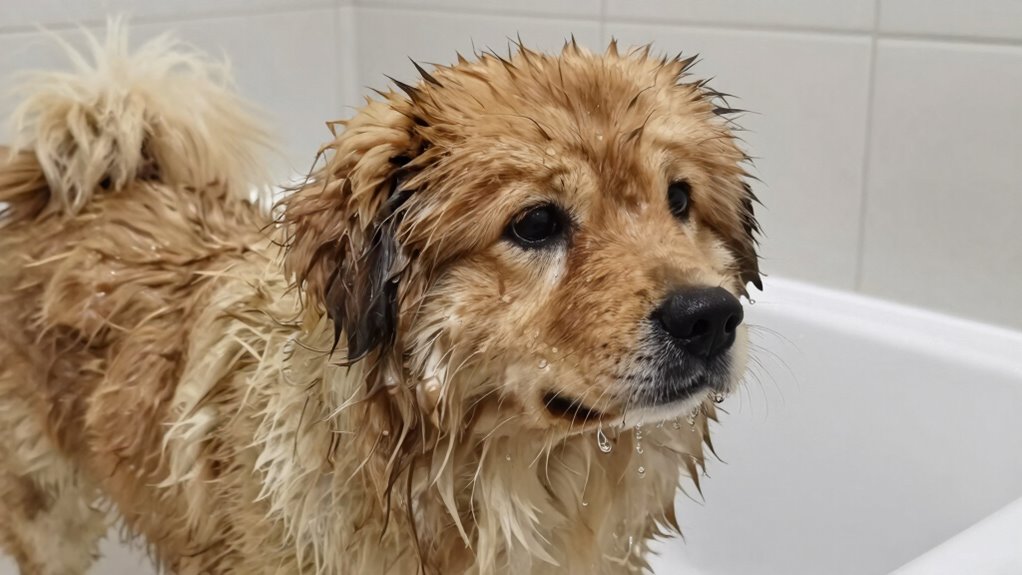 thorough bathing and grooming