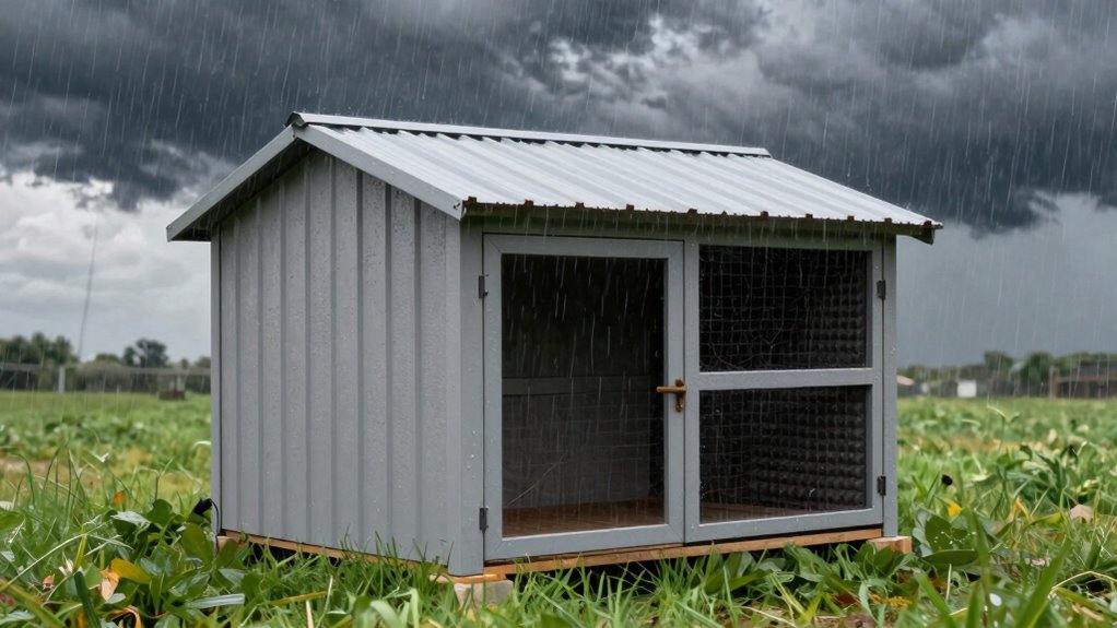 use weatherproof materials