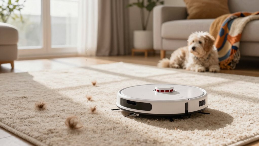 vacuum more during shedding