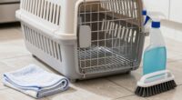 vet approved dog crate cleaning