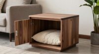dog crate end table