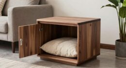 dog crate end table