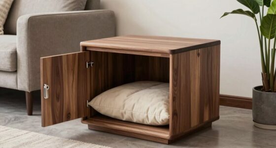 dog crate end table