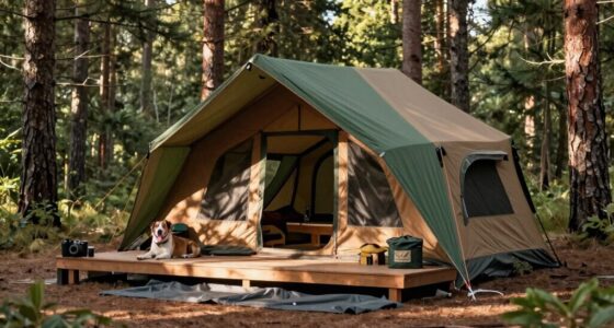 large dog friendly cabin tents