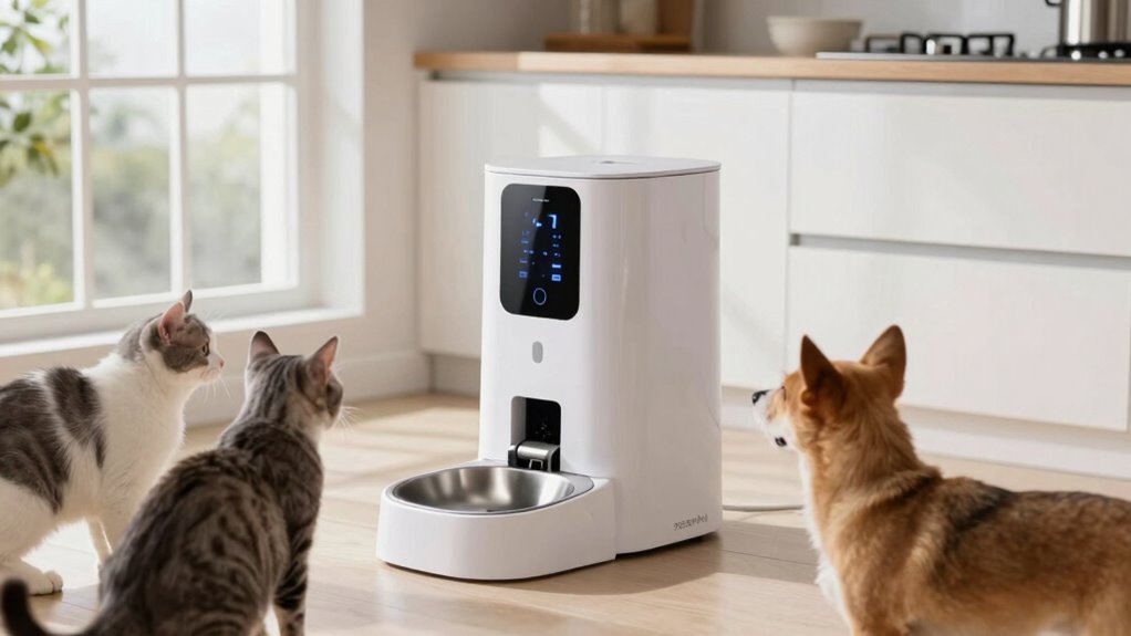microchip pet feeders
