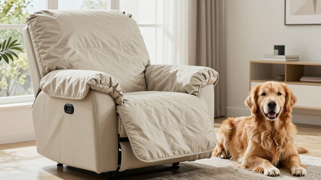 pet friendly waterproof recliner covers