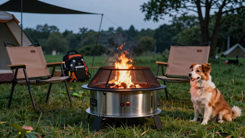 safe durable easy clean fire pit