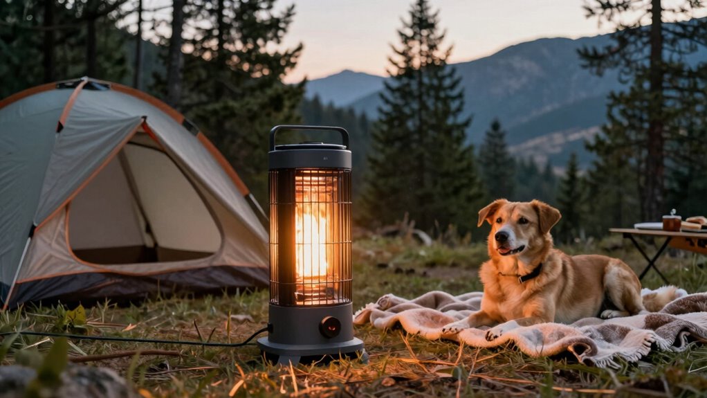 safe pet friendly camping heat