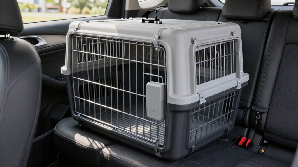 safe secure well ventilated crate