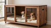 top double dog crate furniture