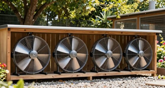 top outdoor kennel fans