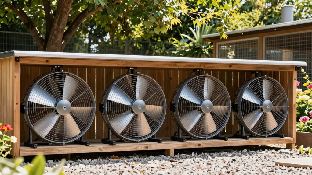top outdoor kennel fans