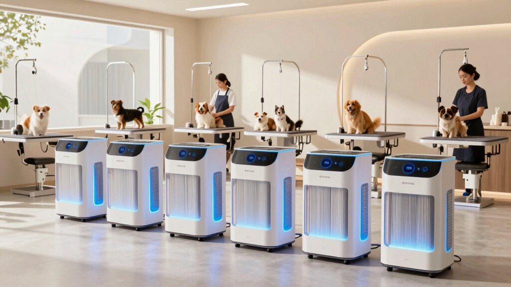 top pet salon air purifiers