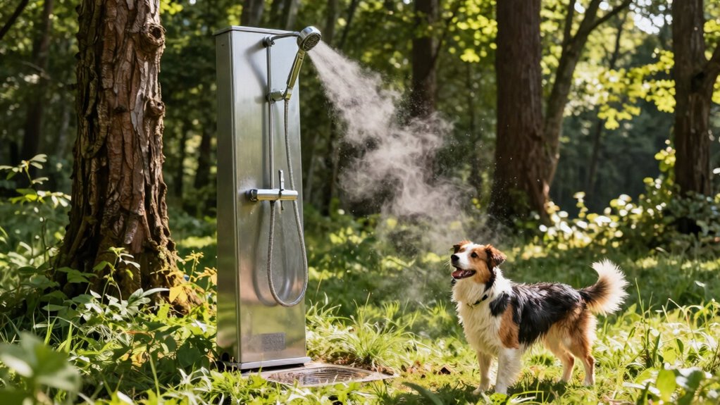 top propane camping showers