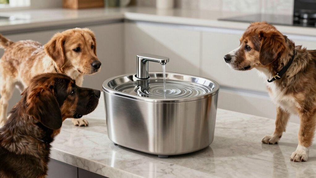 top stainless steel fountains