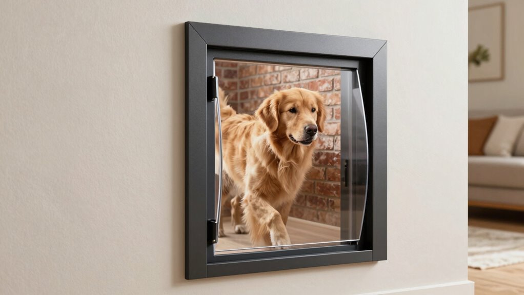 top thick wall dog doors