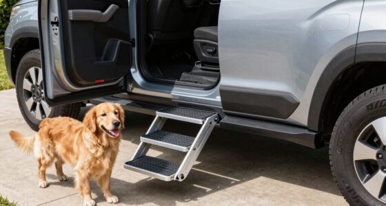 top truck side dog steps