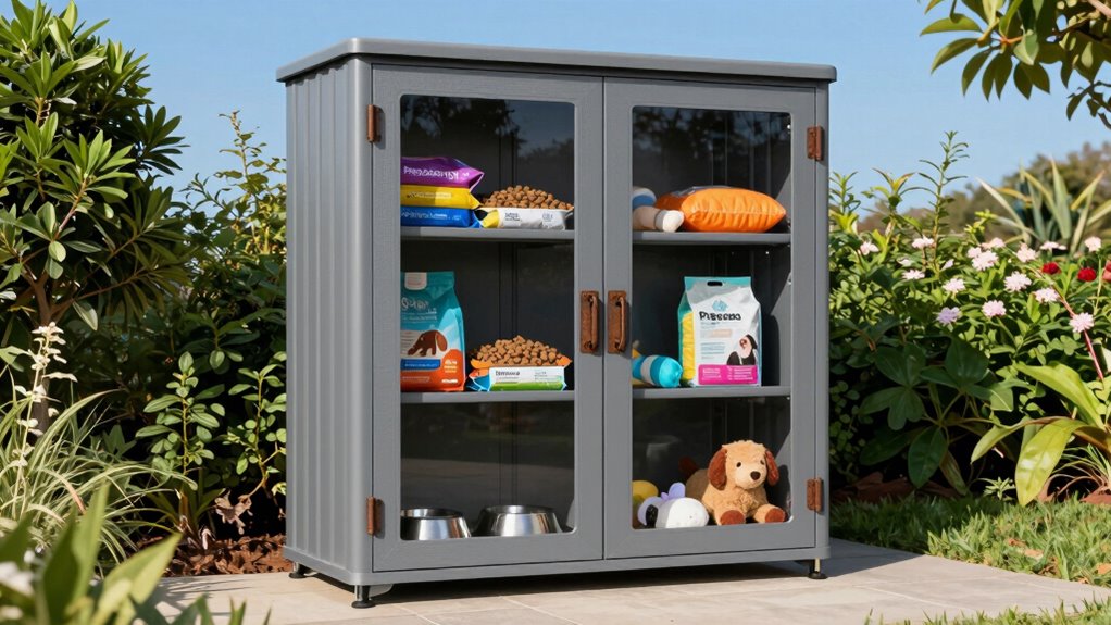 weatherproof pet storage considerations