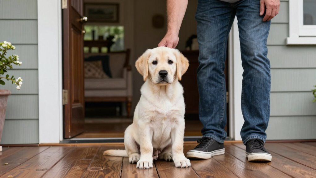 calm door manners training