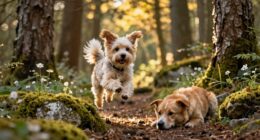 calm walks over excitement