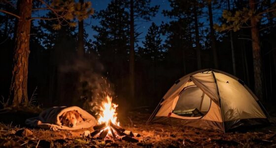 camping with dog tips