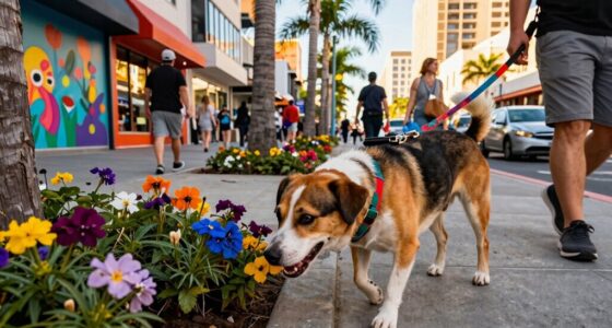 city dog walk enrichment