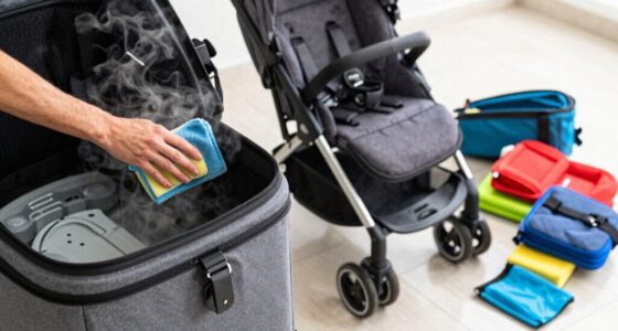 clean travel gear thoroughly