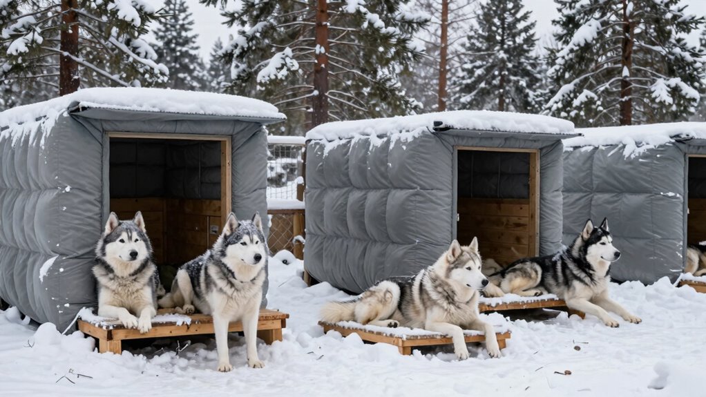 cold climate outdoor kennels