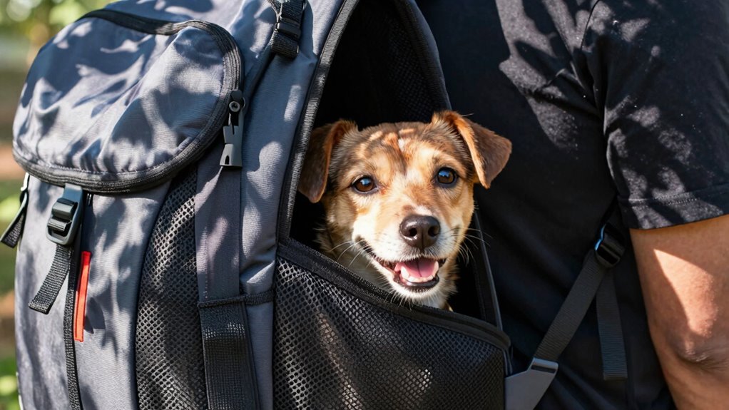 comfortable secure dog carrier
