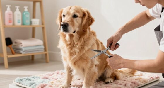 consistent weekly dog grooming