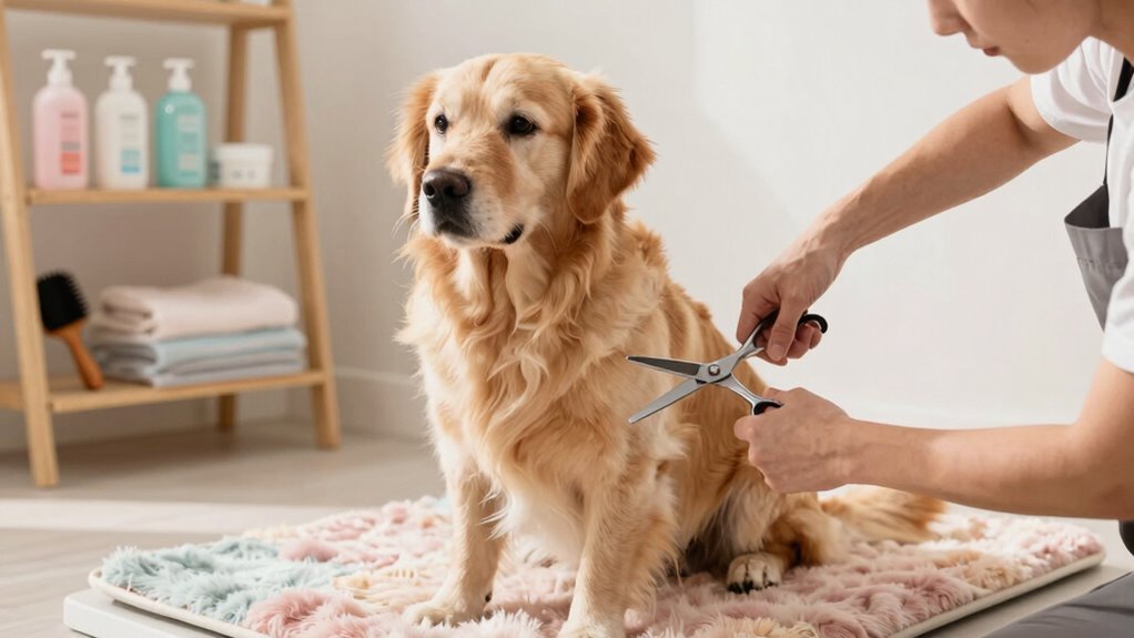 consistent weekly dog grooming