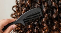 curly hair requires special brushing