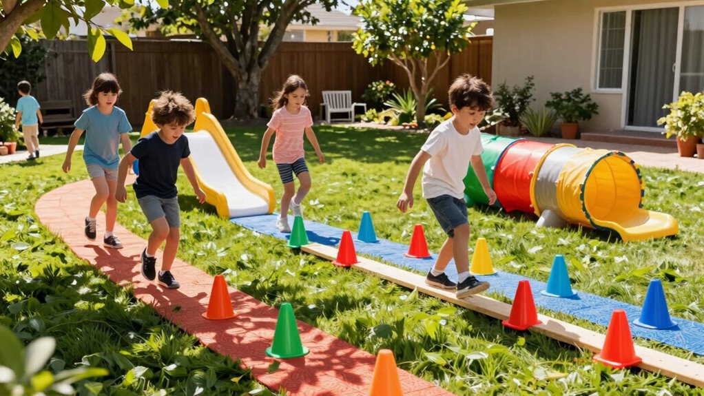 design a safe engaging obstacle course
