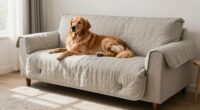 dog couch cover setup