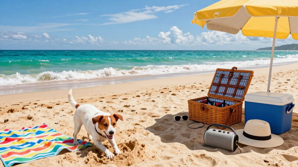 dog friendly beach essentials