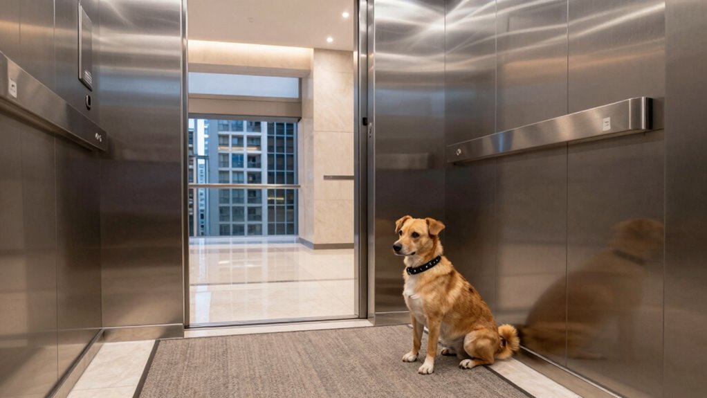 dog friendly elevator manners