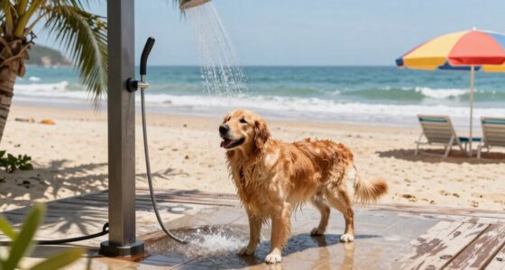 dog friendly outdoor shower