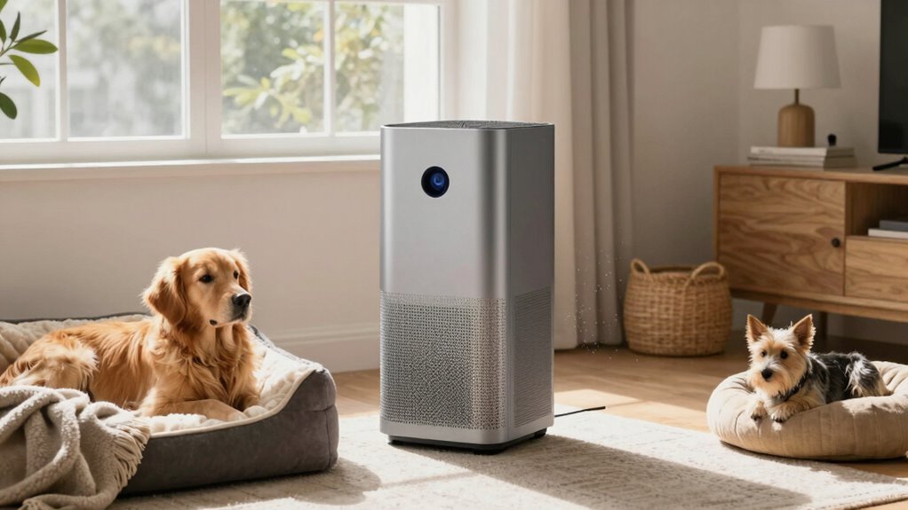 dog odor and allergens