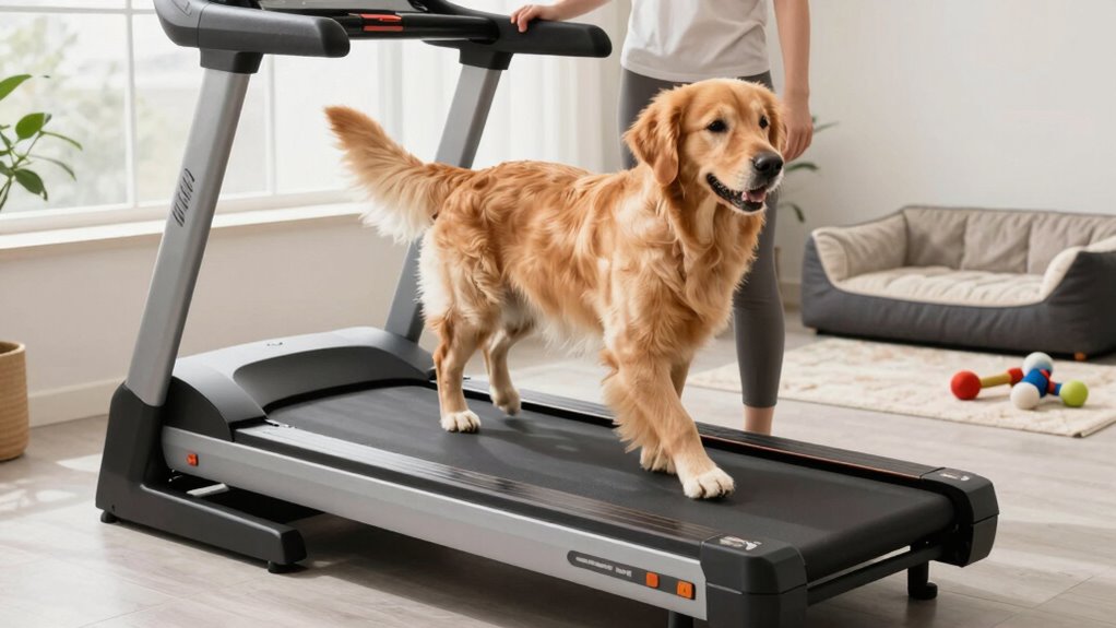 dog treadmill versus walks