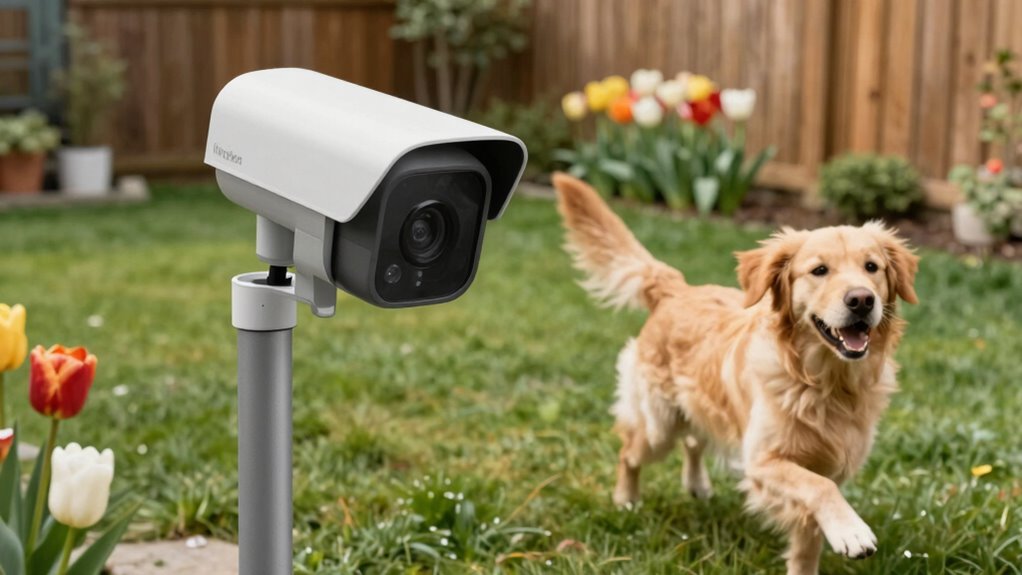 dog yard camera angles