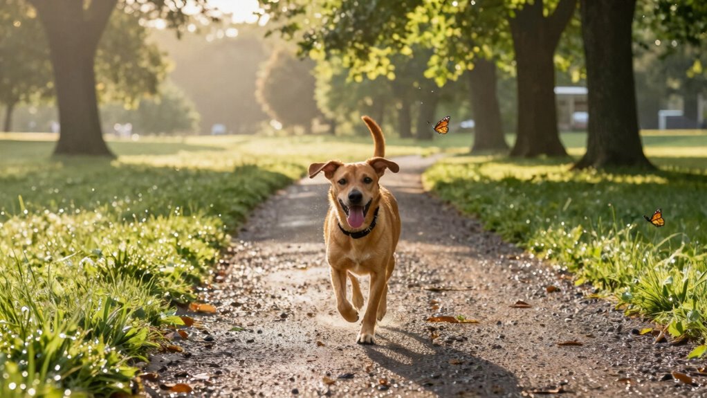 early summer morning walks