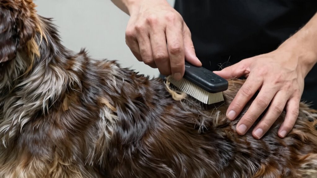 effective double coat grooming