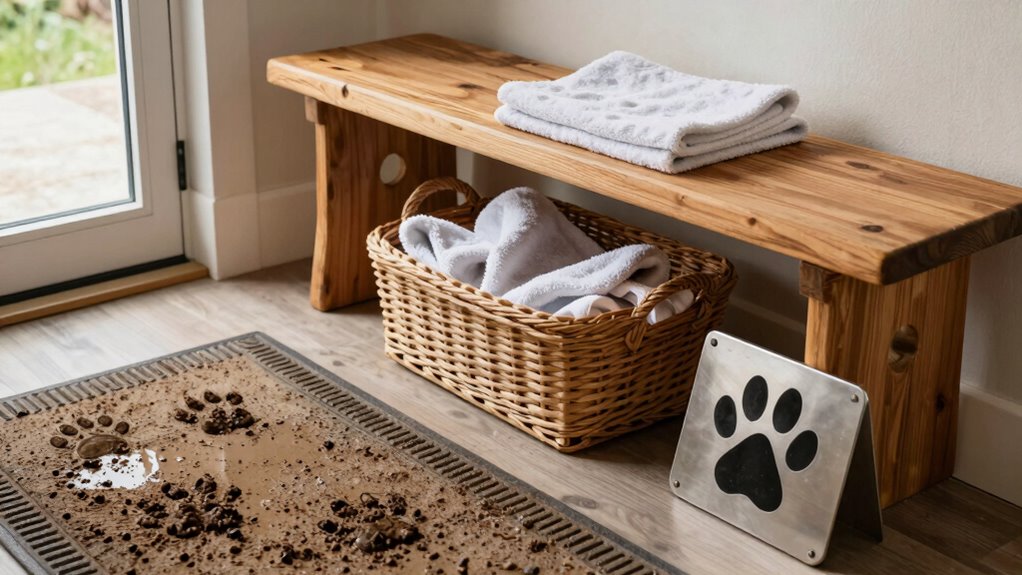 entryway mud management system