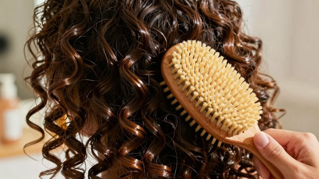 gentle consistent curly grooming