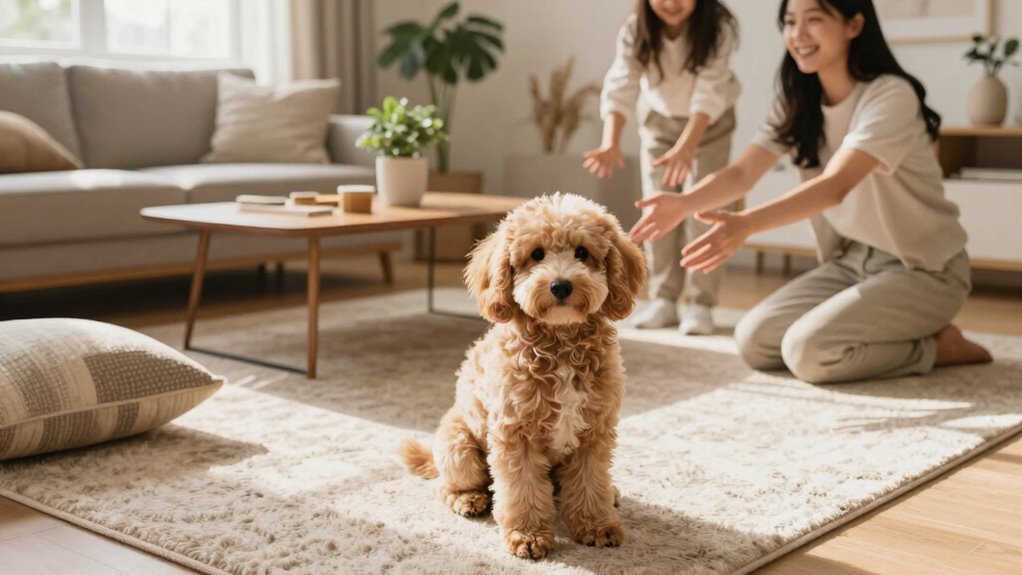 gentle puppy guest introduction