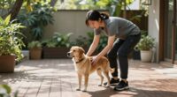 gentle training during fear